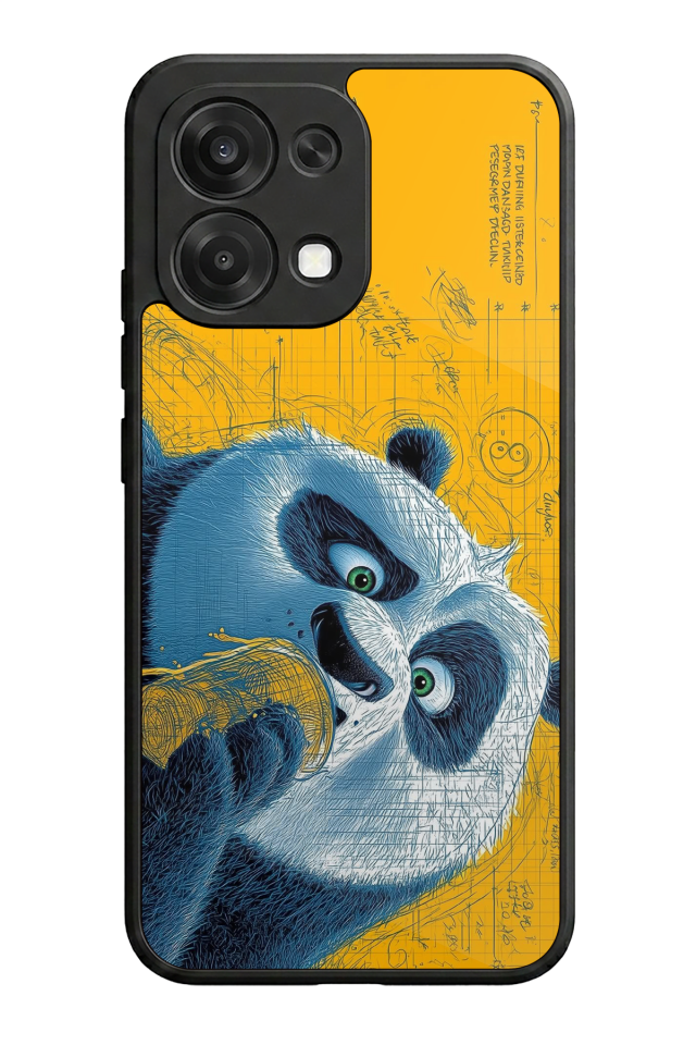 Oppo A6 Pro Uyumlu Kung Fu Panda Tasarımlı Glossy Premium Kılıf