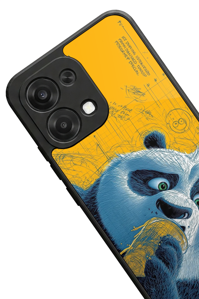 Oppo A6 Pro Uyumlu Kung Fu Panda Tasarımlı Glossy Premium Kılıf