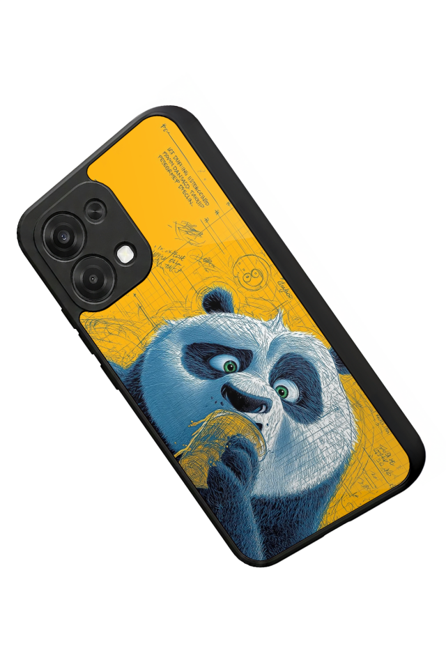 Oppo A6 Pro Uyumlu Kung Fu Panda Tasarımlı Glossy Premium Kılıf