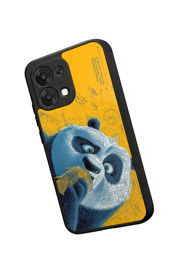 Oppo A6 Pro Uyumlu Kung Fu Panda Tasarımlı Glossy Premium Kılıf