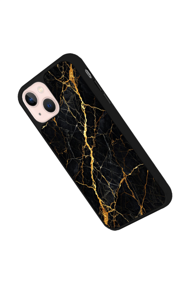 iPhone 15 Uyumlu Mermer Marble Tasarımlı Glossy Premium Kılıf