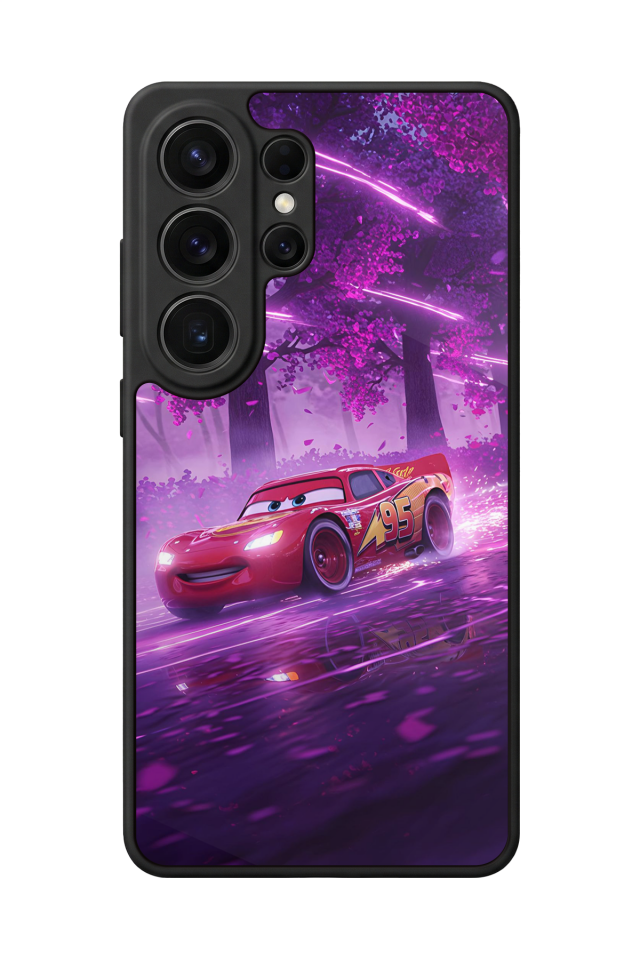 Samsung Galaxy S26 Ultra Uyumlu Şimsek McQueen Tasarımlı Glossy Premium Kılıf