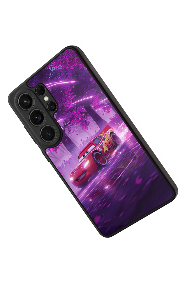 Samsung Galaxy S26 Ultra Uyumlu Şimsek McQueen Tasarımlı Glossy Premium Kılıf