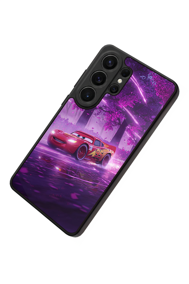 Samsung Galaxy S26 Ultra Uyumlu Şimsek McQueen Tasarımlı Glossy Premium Kılıf