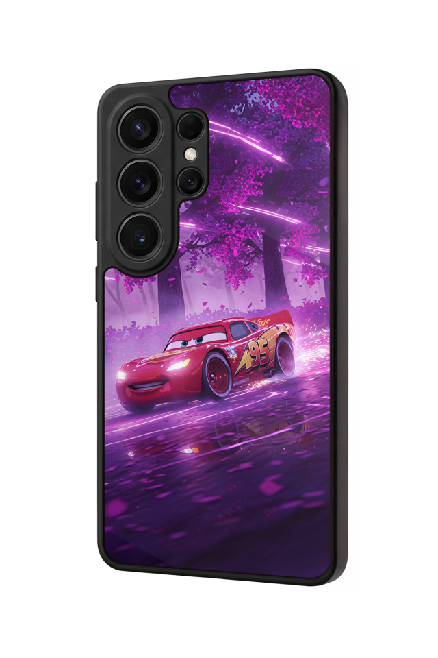 Samsung Galaxy S26 Ultra Uyumlu Şimsek McQueen Tasarımlı Glossy Premium Kılıf