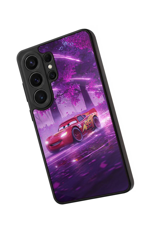 Samsung Galaxy S26 Ultra Uyumlu Şimsek McQueen Tasarımlı Glossy Premium Kılıf