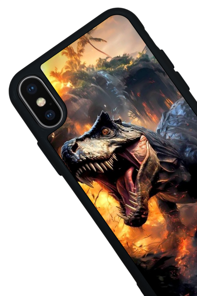 iPhone X/ XS Uyumlu T-ReiPhone X/ XS Tasarımlı Glossy Premium Kılıf