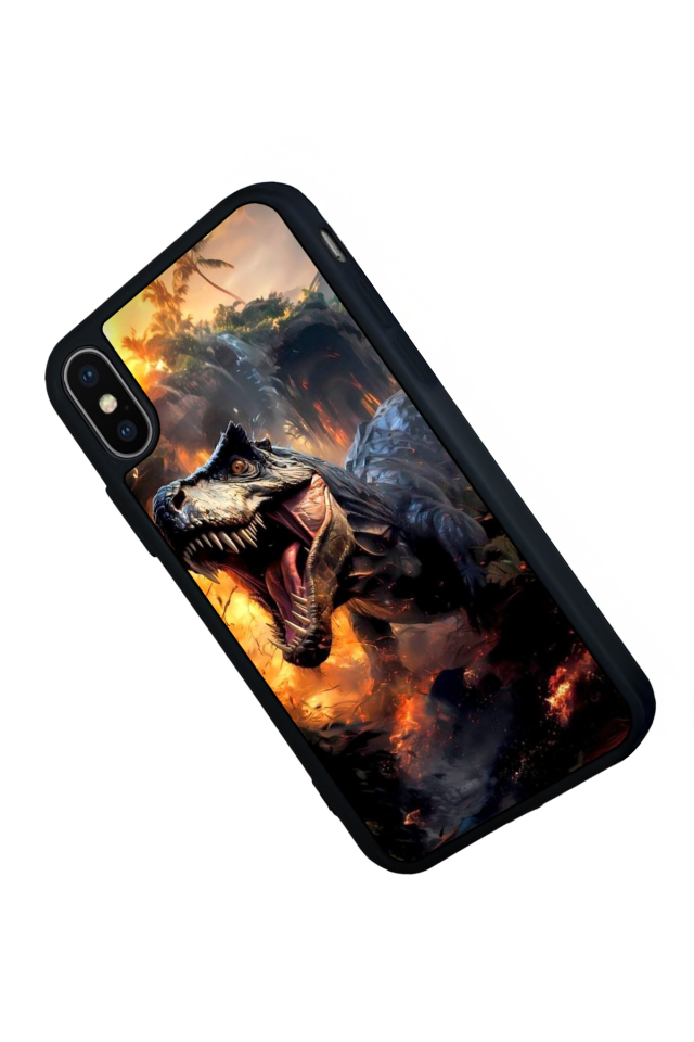 iPhone X/ XS Uyumlu T-ReiPhone X/ XS Tasarımlı Glossy Premium Kılıf