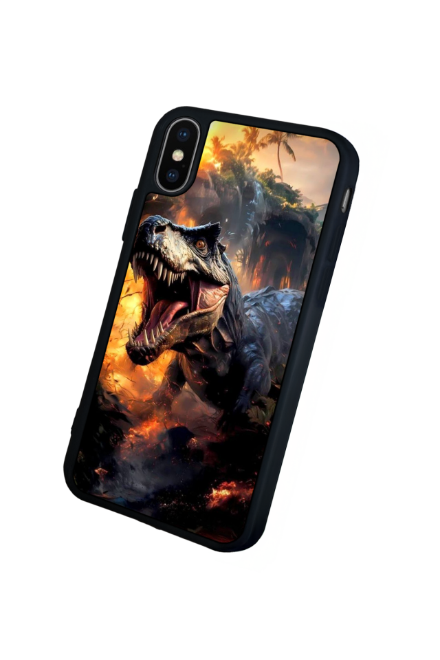 iPhone X/ XS Uyumlu T-ReiPhone X/ XS Tasarımlı Glossy Premium Kılıf