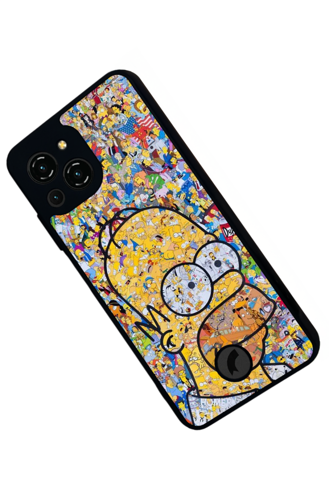 Reeder S23 Pro Max Uyumlu The Simpsons Tasarımlı Glossy Premium Kılıf