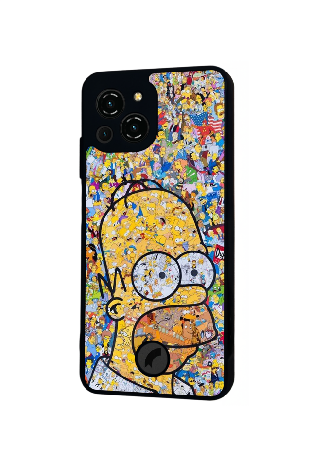 Reeder S23 Pro Max Uyumlu The Simpsons Tasarımlı Glossy Premium Kılıf