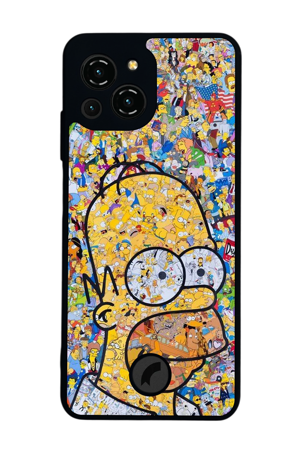 Reeder S23 Pro Max Uyumlu The Simpsons Tasarımlı Glossy Premium Kılıf