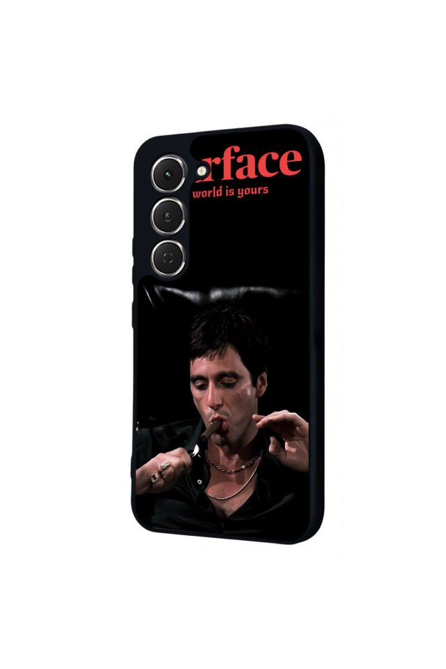 Tecno Spark 40 Pro Uyumlu Scarface Tasarımlı Glossy Premium Kılıf