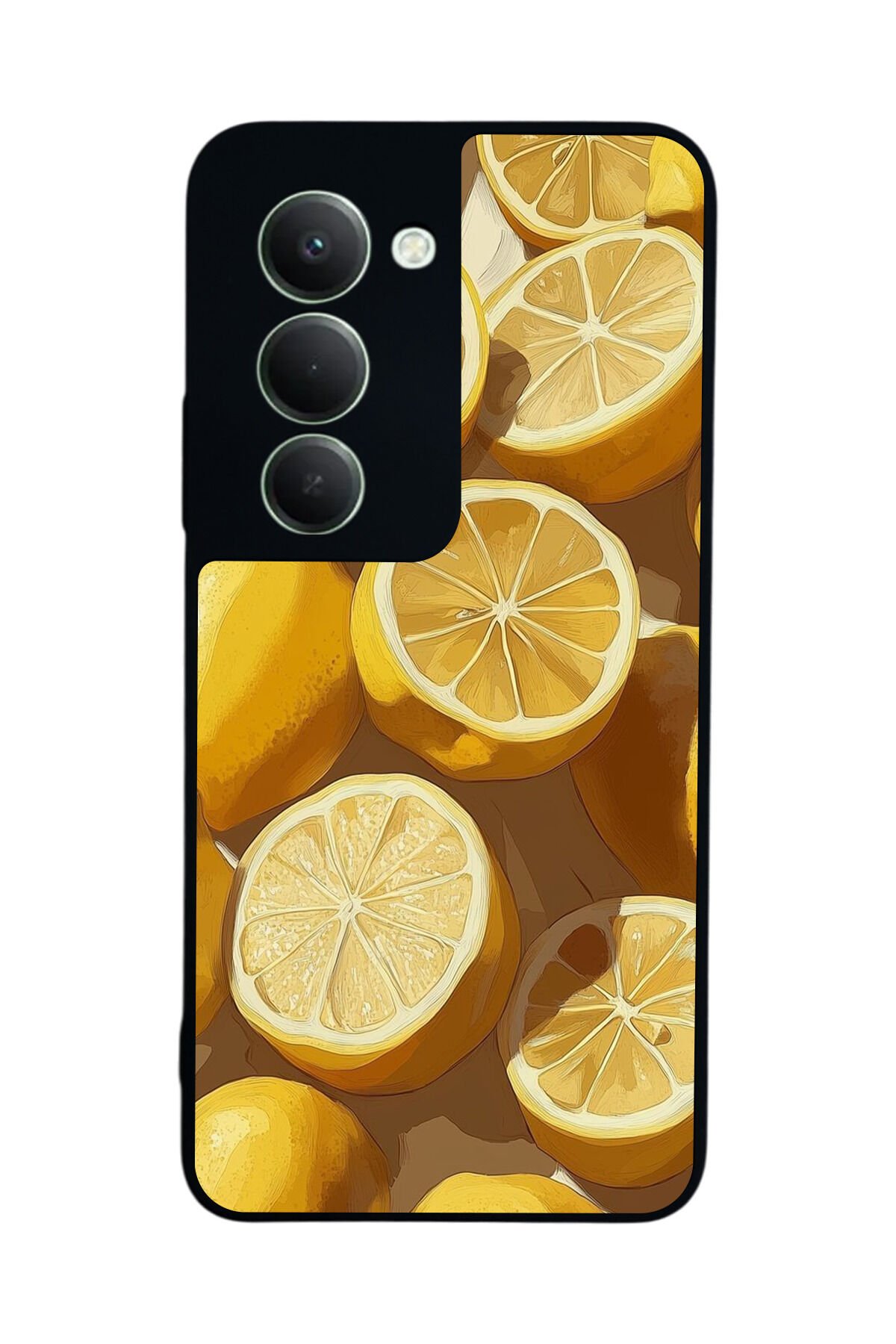 Xiaomi Redmi 15 5G Uyumlu Limon Tasarımlı Glossy Premium Kılıf