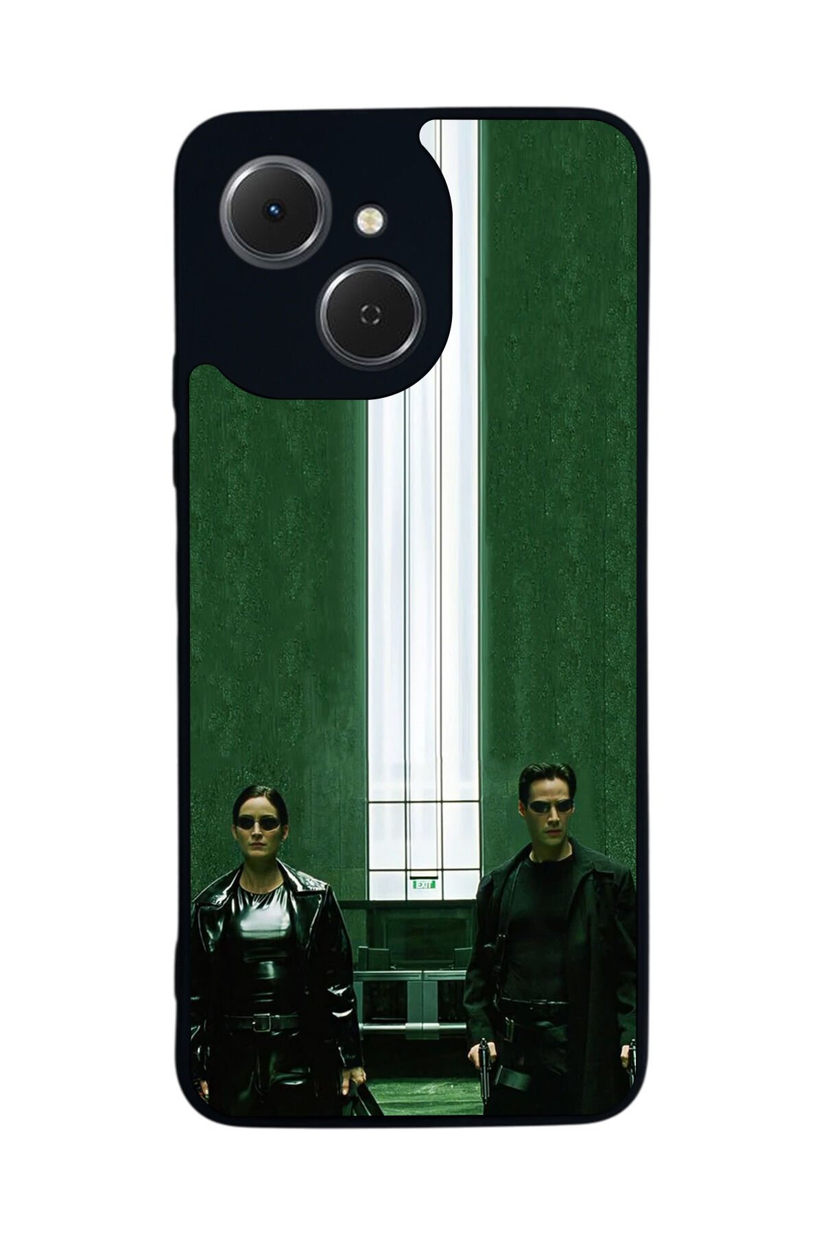 Tecno Spark 40C Uyumlu Matrix Tecno Spark 40C Tasarımlı Glossy Premium Kılıf