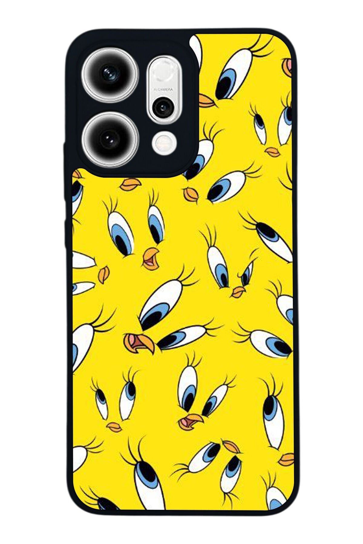 Oppo Reno 14 Uyumlu Tweety Tasarımlı Glossy Premium Kılıf