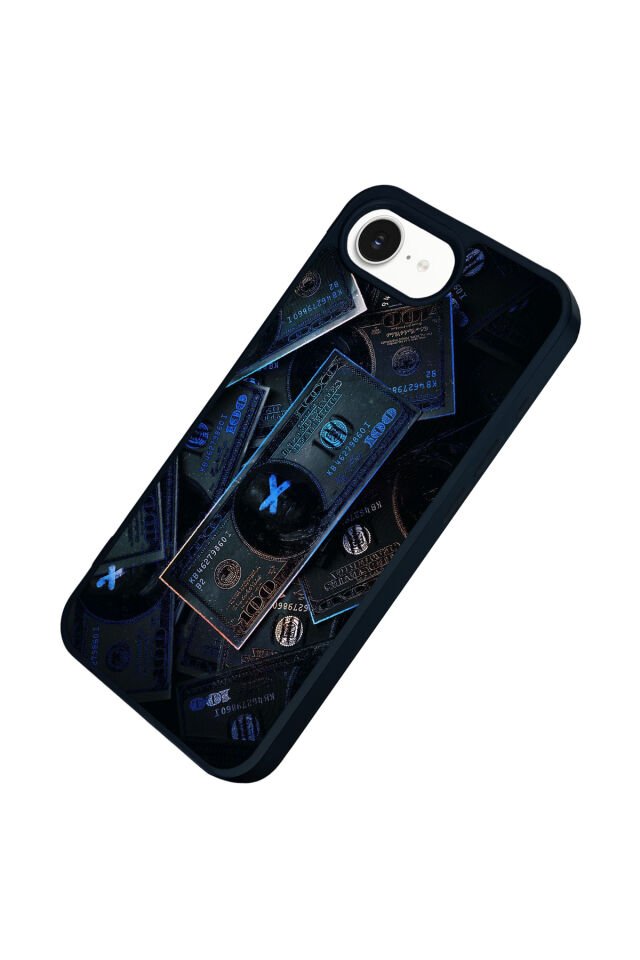 iPhone 16E Uyumlu Para Tasarımlı Glossy Premium Kılıf