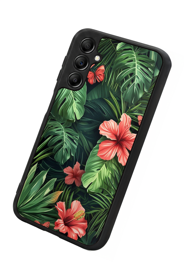 Samsung Galaxy A14 Uyumlu Botanik Tasarımlı Glossy Premium Kılıf