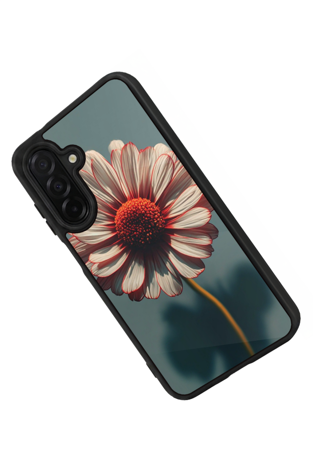 Samsung Galaxy A56 Uyumlu Cicek Tasarımlı Glossy Premium Kılıf