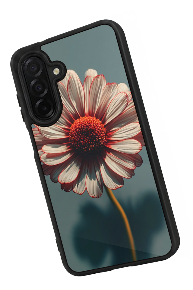 Samsung Galaxy A56 Uyumlu Cicek Tasarımlı Glossy Premium Kılıf