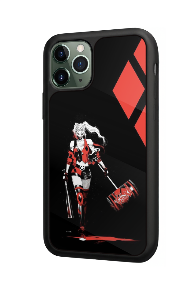 iPhone 11 Pro Max Uyumlu HarleyQueen Tasarımlı Glossy Premium Kılıf