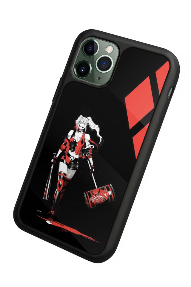 iPhone 11 Pro Max Uyumlu HarleyQueen Tasarımlı Glossy Premium Kılıf
