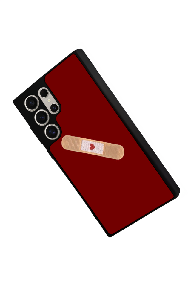 Samsung Galaxy S24 Ultra Uyumlu Kalp Love Tasarımlı Glossy Premium Kılıf