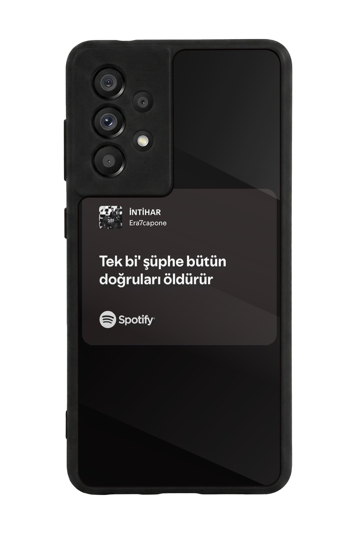 Samsung Galaxy A73 Uyumlu Sarki Sozleri Tasarımlı Glossy Premium Kılıf