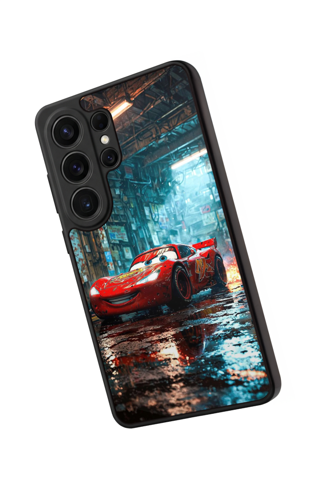 Samsung Galaxy S26 Ultra Uyumlu Şimsek McQueen Tasarımlı Glossy Premium Kılıf