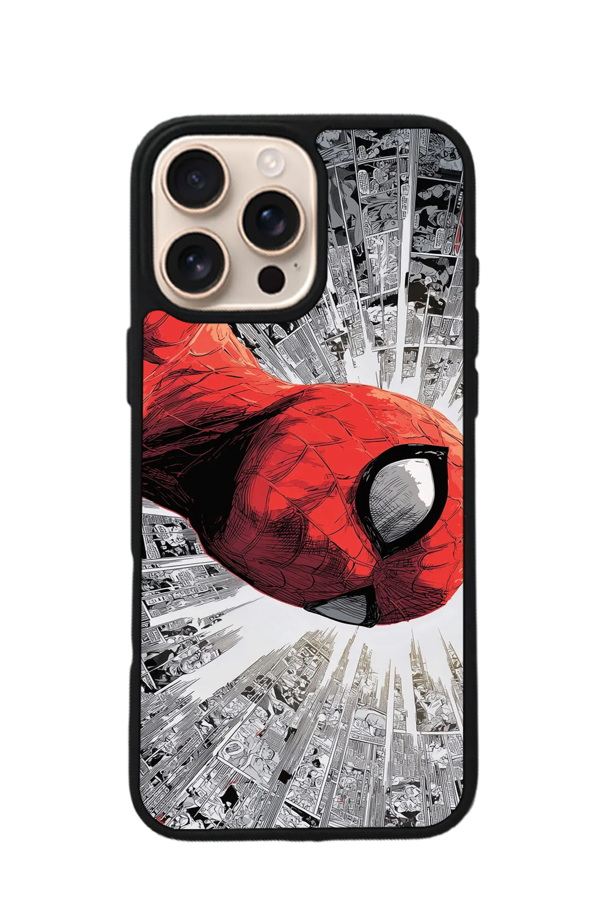 iPhone 15 Pro Max Uyumlu Spider Man ( Örümcek Adam ) Tasarımlı Glossy Premium Kılıf