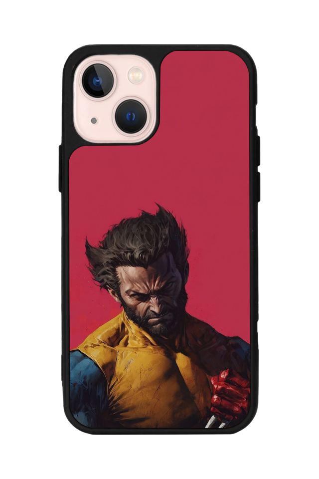 iPhone 13/14 Uyumlu Wolverine Tasarımlı Glossy Premium Kılıf