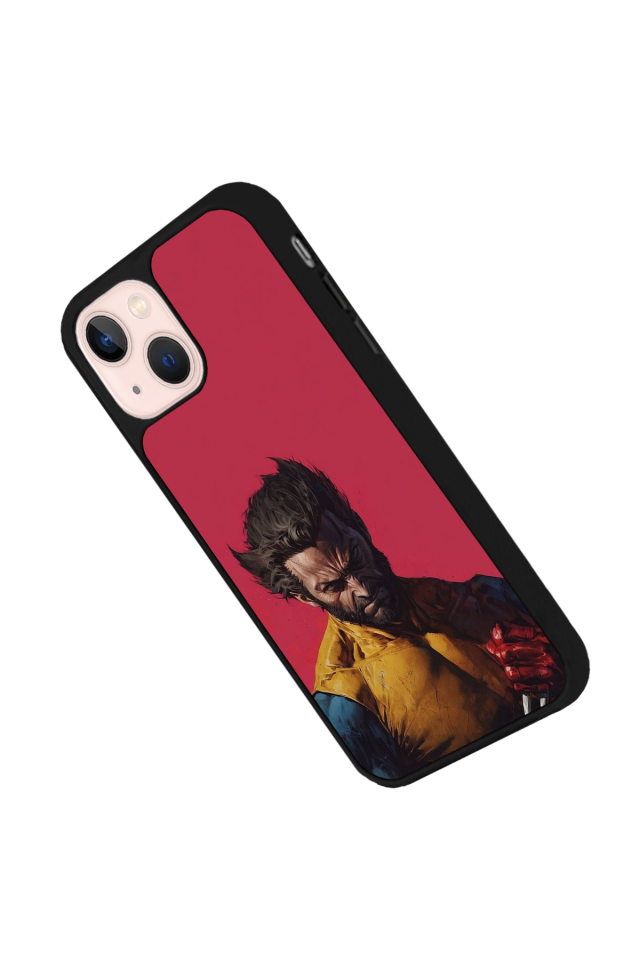 iPhone 13/14 Uyumlu Wolverine Tasarımlı Glossy Premium Kılıf