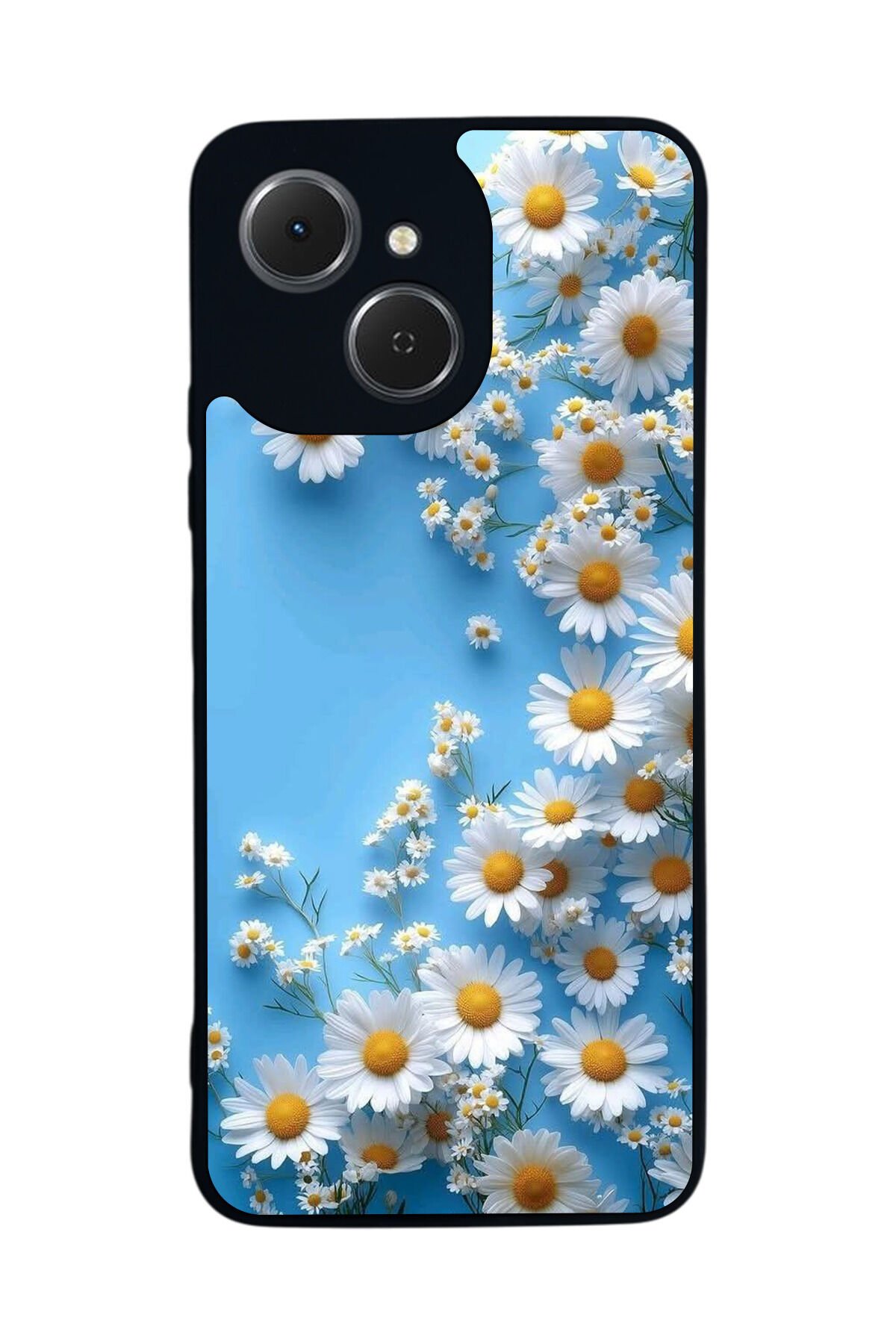 Tecno Spark 40C Uyumlu Cicek Tasarımlı Glossy Premium Kılıf