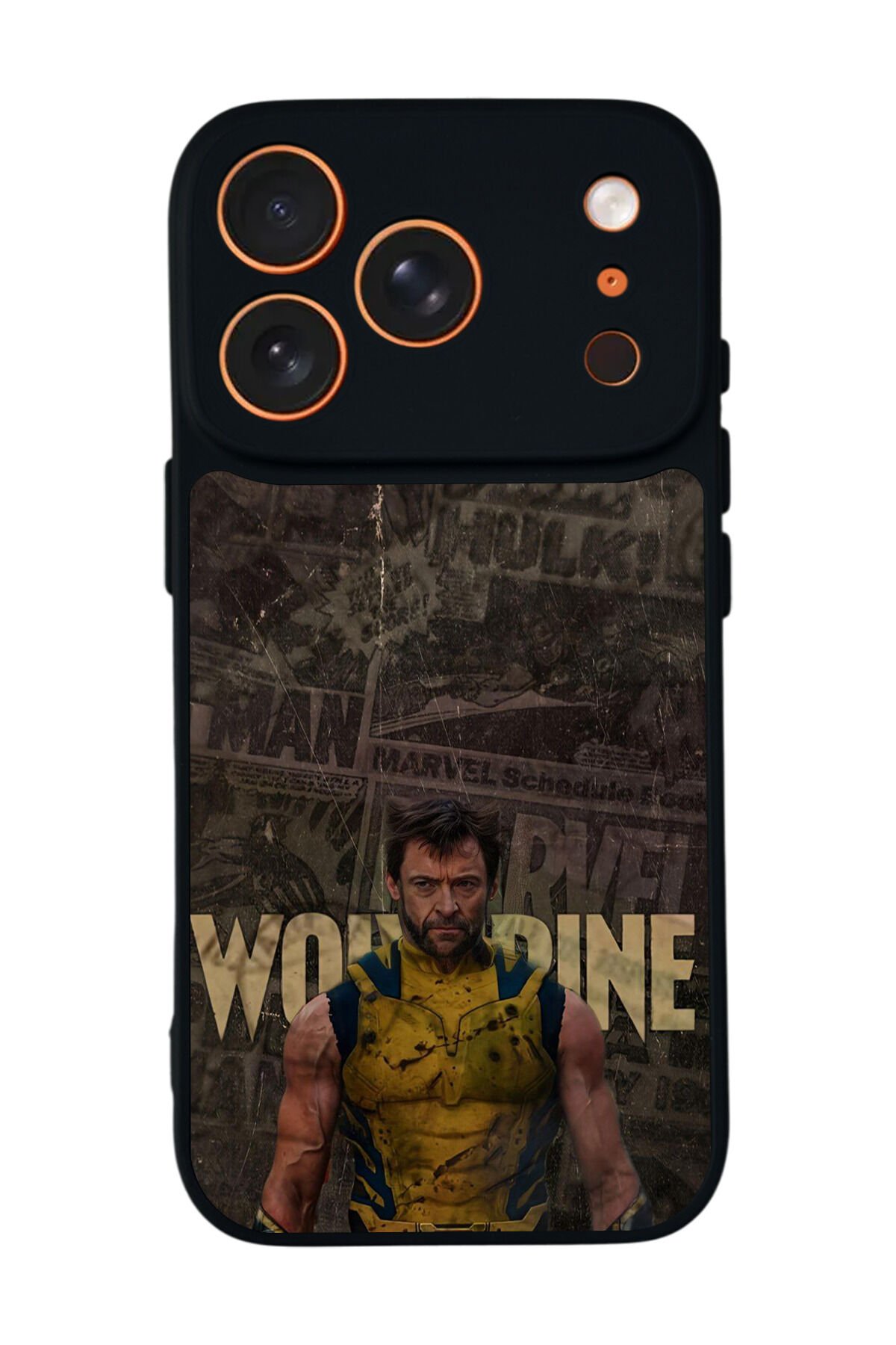 iPhone 17 Pro Uyumlu Wolverine Tasarımlı Glossy Premium Kılıf