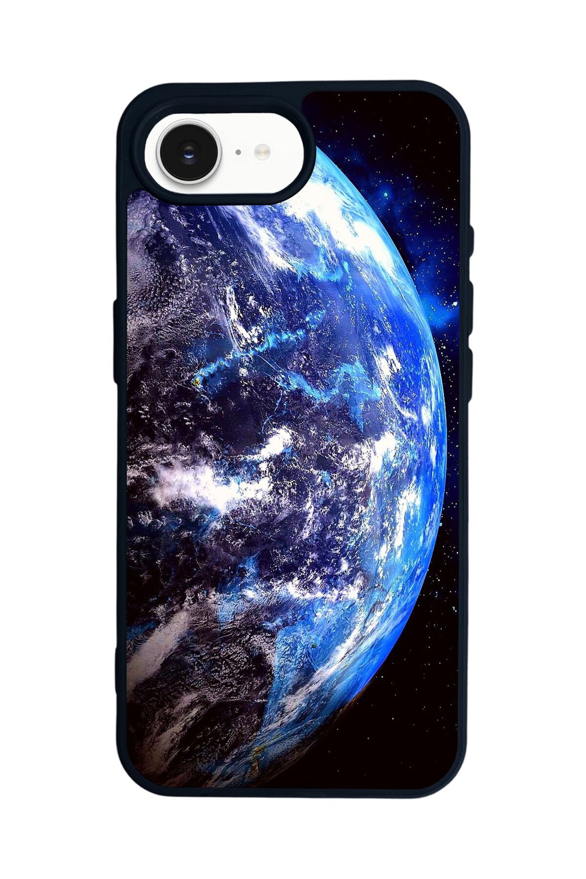 iPhone 16E Uyumlu Ay Tasarımlı Glossy Premium Kılıf