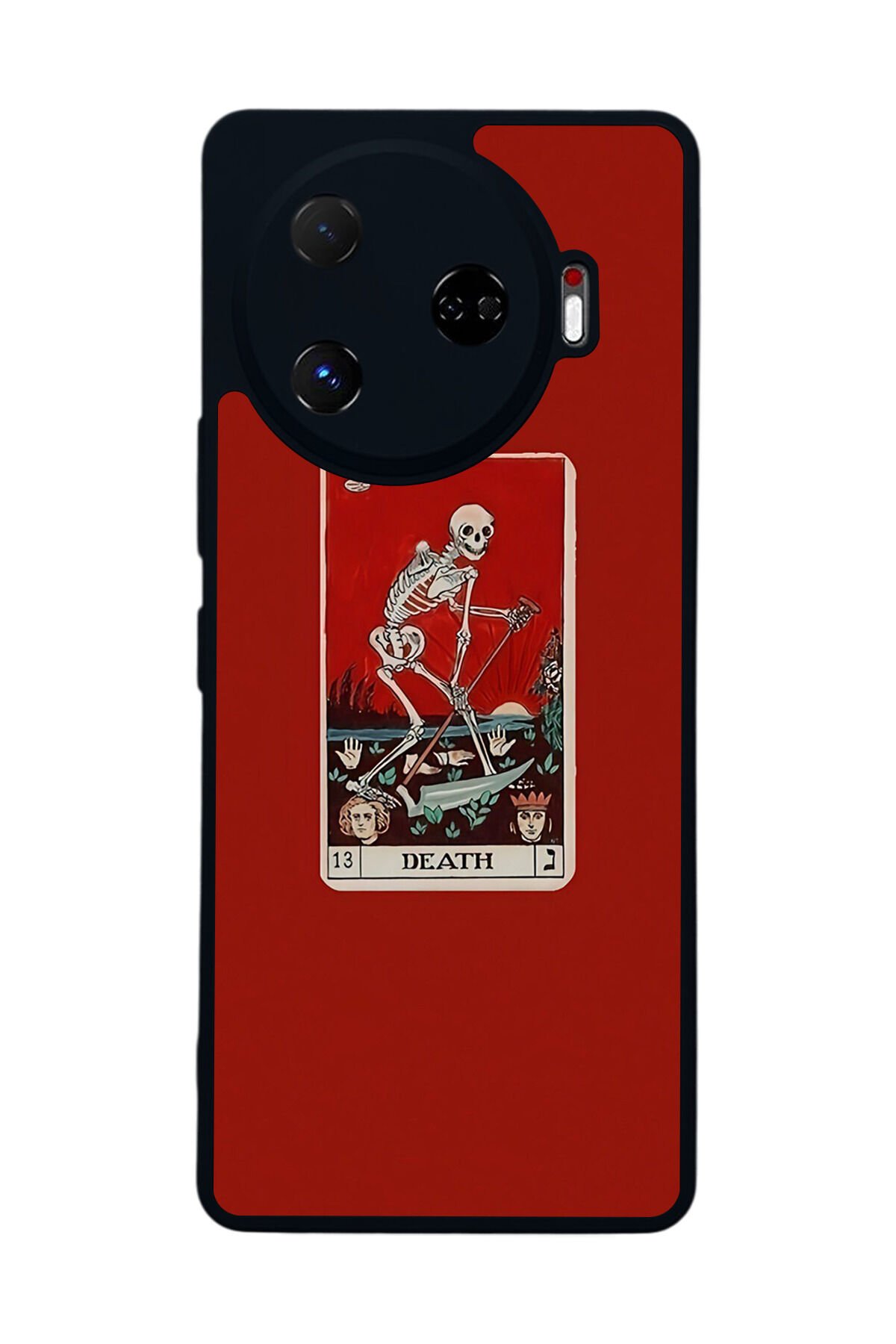 Tecno Camon 30 Pro Uyumlu Kirmizi Tasarımlı Glossy Premium Kılıf