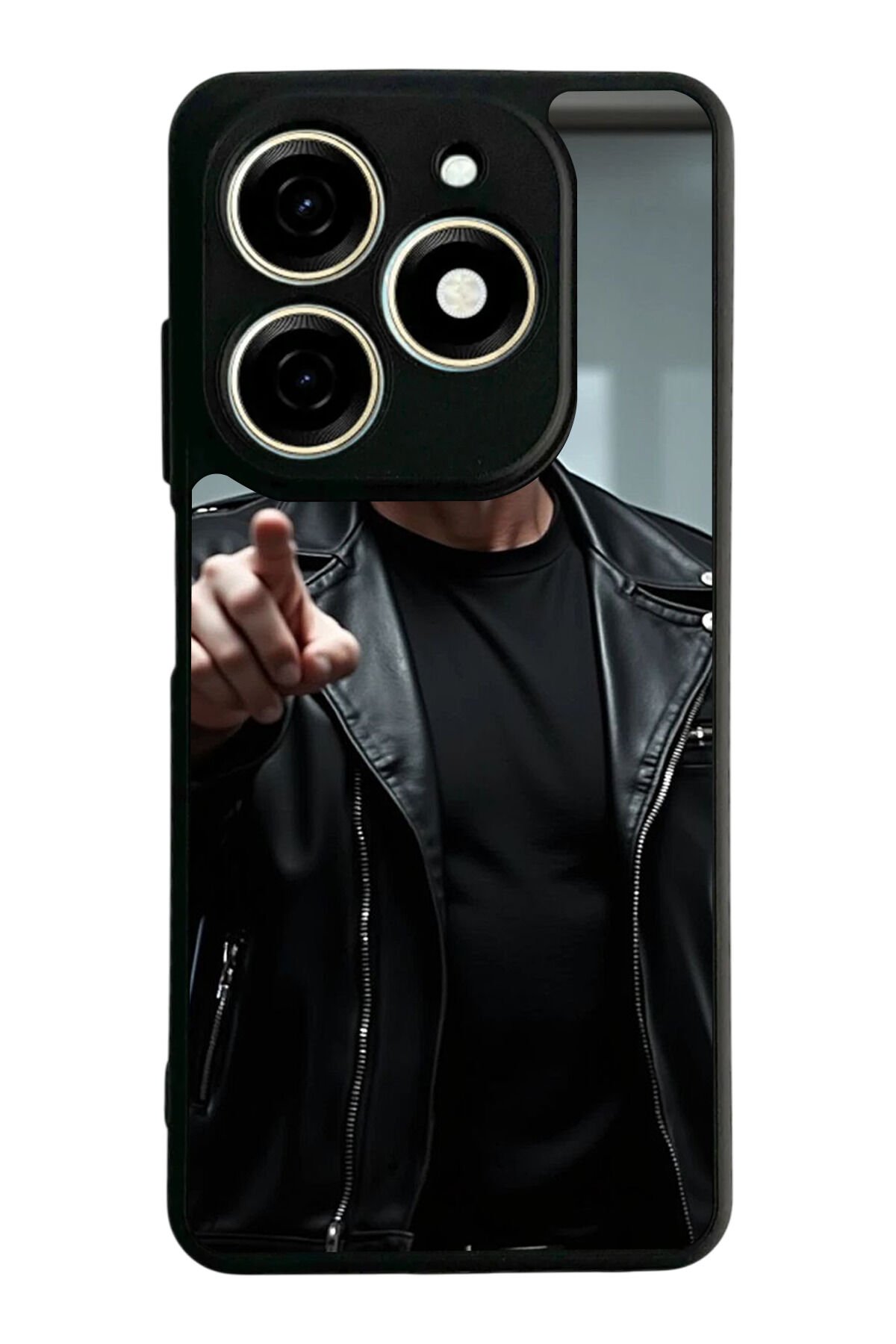 Infınıx Smart 8 Pro Uyumlu Terminator Tasarımlı Glossy Premium Kılıf