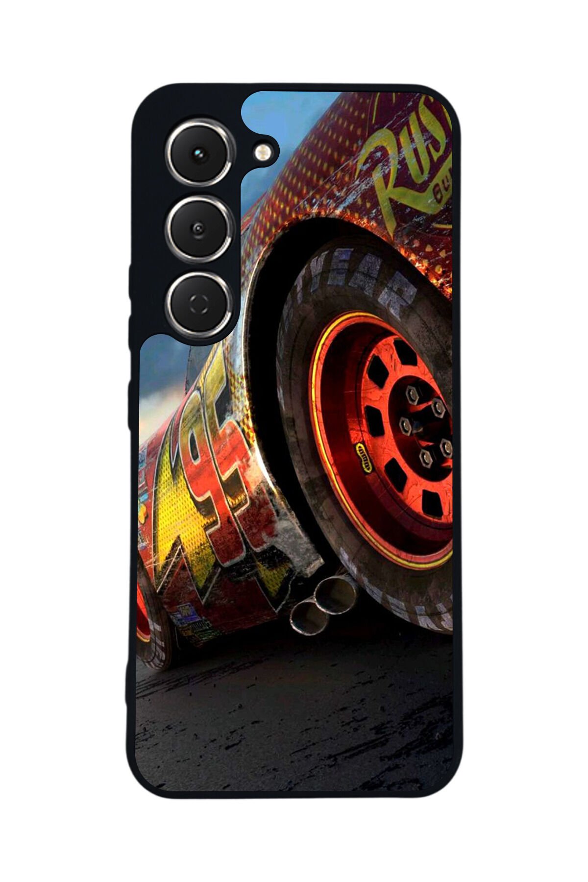 Tecno Spark 40 Pro Uyumlu Şimsek McQueen Tasarımlı Glossy Premium Kılıf