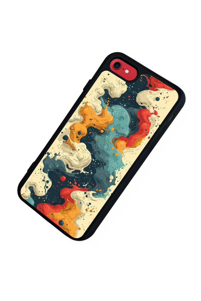 iPhone 7 Uyumlu Abstract Tasarımlı Glossy Premium Kılıf