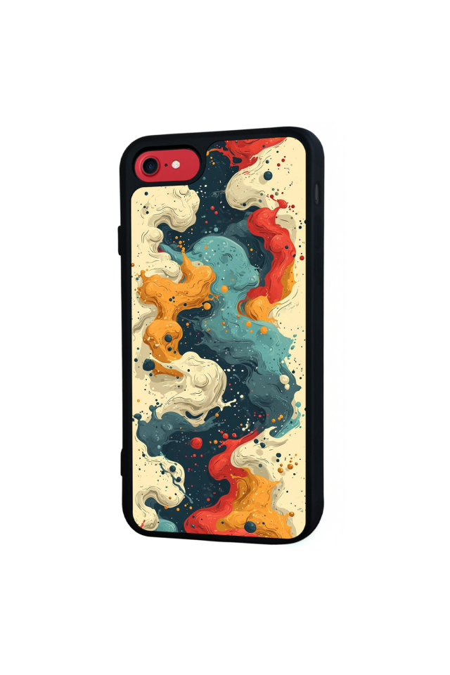 iPhone 7 Uyumlu Abstract Tasarımlı Glossy Premium Kılıf