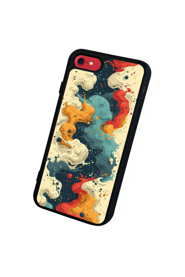 iPhone 7 Uyumlu Abstract Tasarımlı Glossy Premium Kılıf