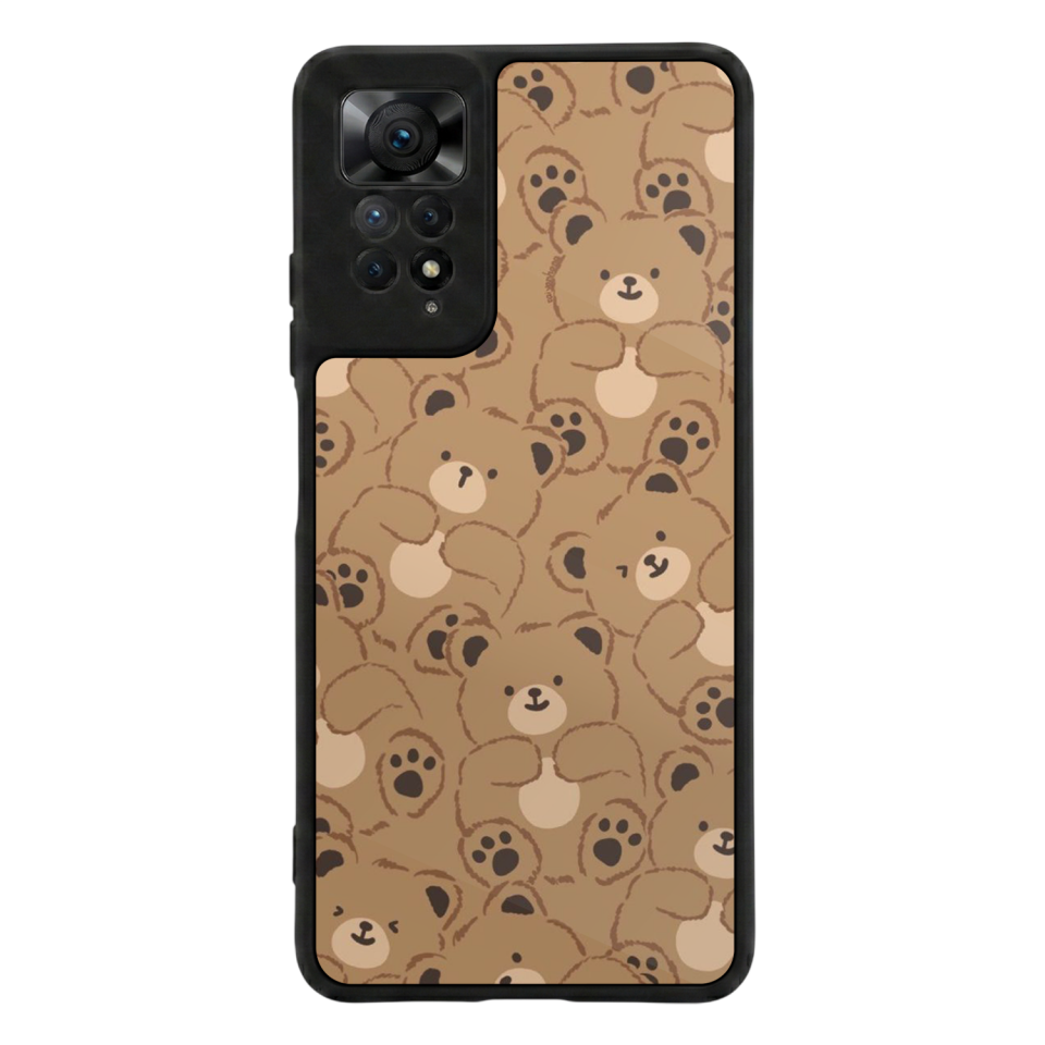 Xiaomi Redmi Note 11 Pro Uyumlu Ayı Tasarımlı Glossy Premium Kılıf