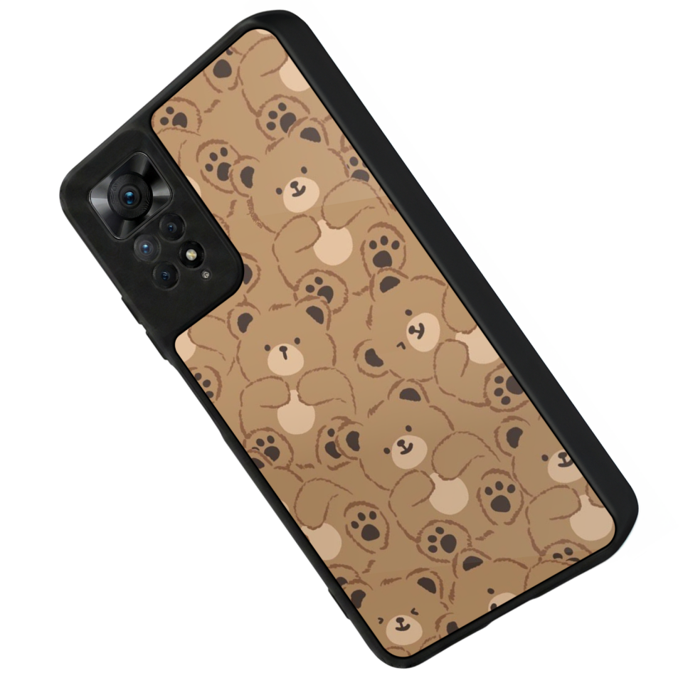 Xiaomi Redmi Note 11 Pro Uyumlu Ayı Tasarımlı Glossy Premium Kılıf
