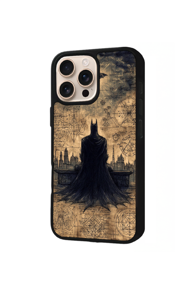 iPhone 16 Pro Uyumlu Batman Tasarımlı Glossy Premium Kılıf