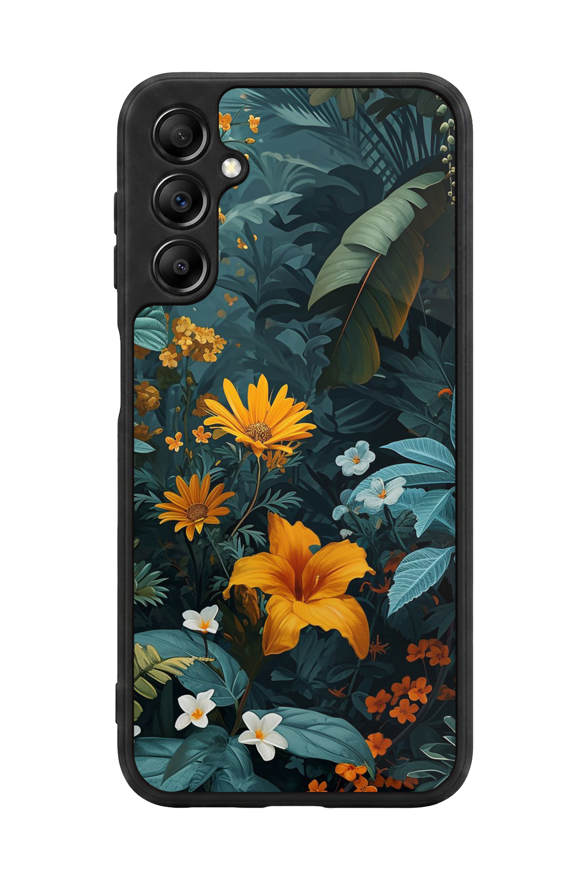 Samsung Galaxy A14 Uyumlu Botanik Tasarımlı Glossy Premium Kılıf