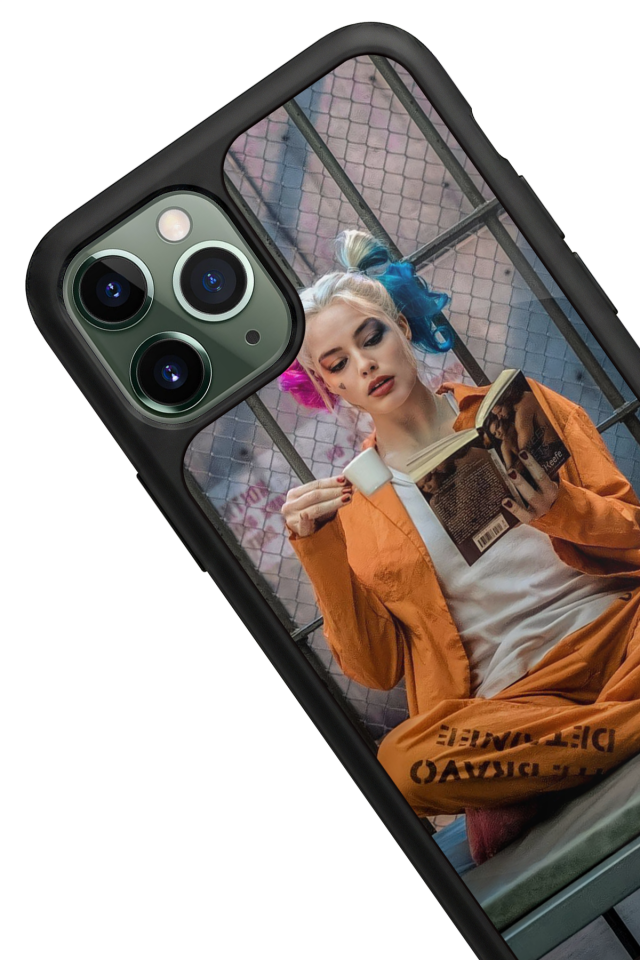 iPhone 11 Pro Max Uyumlu HarleyQueen Tasarımlı Glossy Premium Kılıf