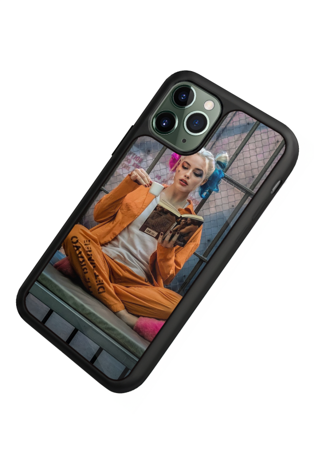 iPhone 11 Pro Max Uyumlu HarleyQueen Tasarımlı Glossy Premium Kılıf