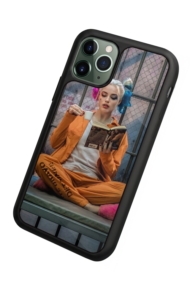 iPhone 11 Pro Max Uyumlu HarleyQueen Tasarımlı Glossy Premium Kılıf