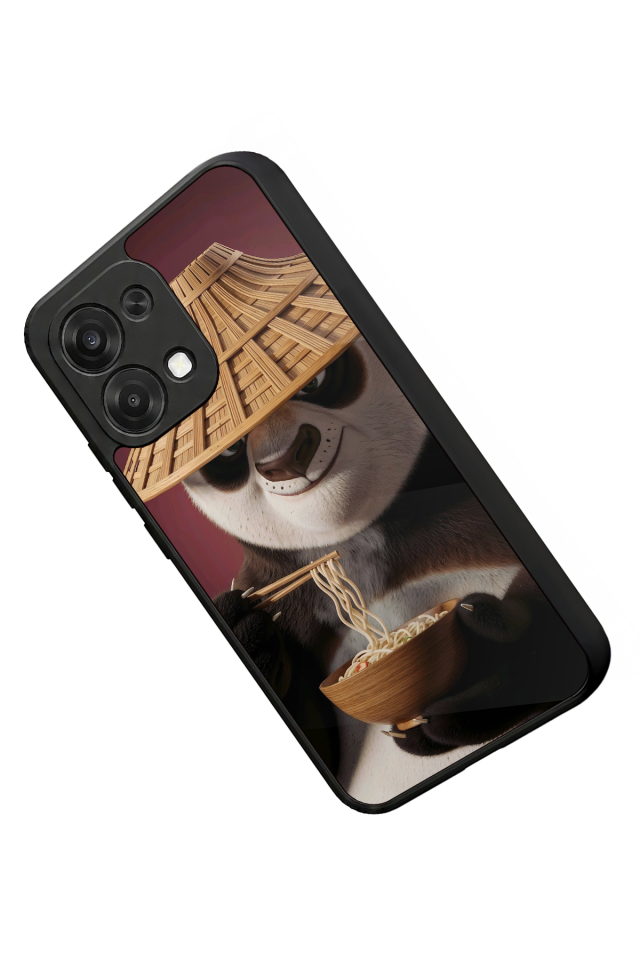 Oppo A6 Pro Uyumlu Kung Fu Panda Tasarımlı Glossy Premium Kılıf