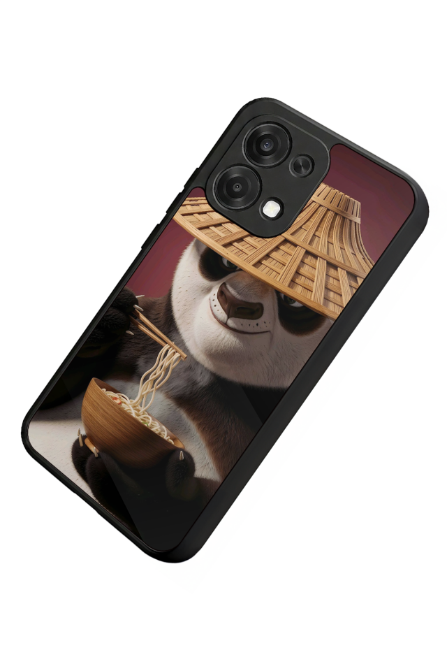 Oppo A6 Pro Uyumlu Kung Fu Panda Tasarımlı Glossy Premium Kılıf